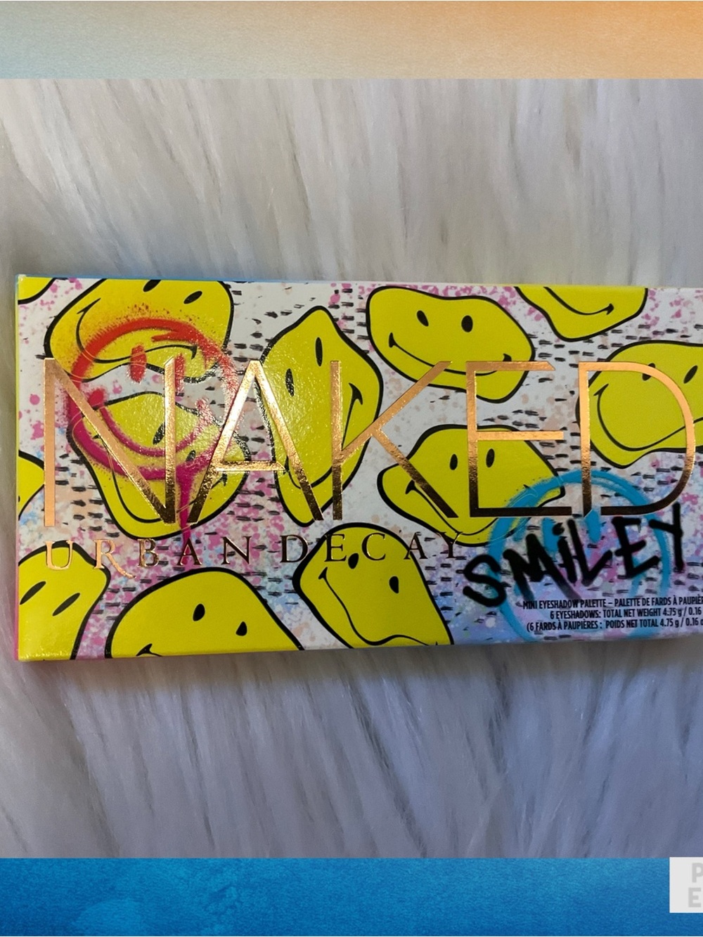 Urban Decay X Smiley Naked Travel Eyeshadow Palette Mucho Happy Eyeshadow New